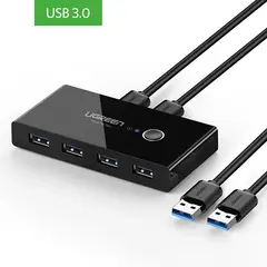 UGREEN - Conmutador Switch Interruptor Selector Kvm Usb 3.0 -