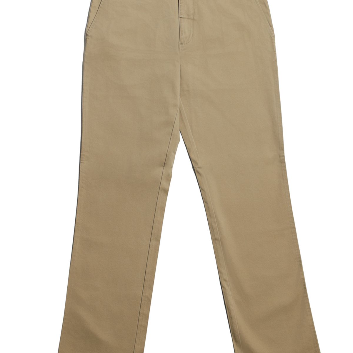 FEROUCH - Pantalón Twill Sin Pliegues L/33 Beige Ferouch