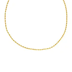 ZAZU - Collar Twist Bañado en Oro
