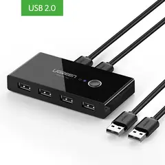 UGREEN - Conmutador Switch Interruptor Selector Kvm Usb 2.0 -
