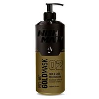 Mascarilla Facial Gold NishMan Anti Puntos Negros 200ml