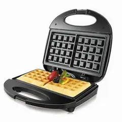 GENERICO - Maquina Waflera Electrica Para Hacer Waffles Desayunos
