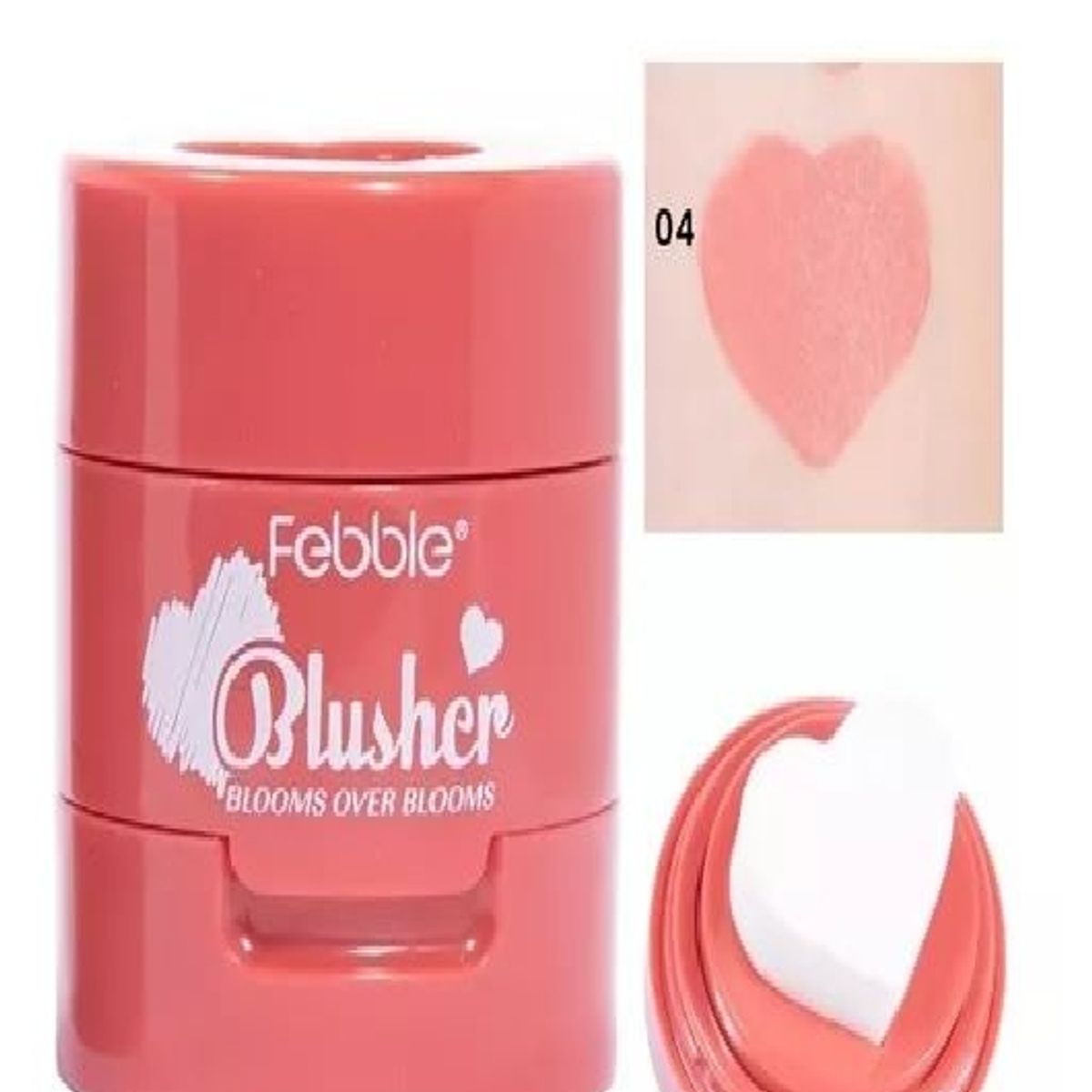 GENERICO - Rubor En Crema Con Sello de Corazon TONO 04