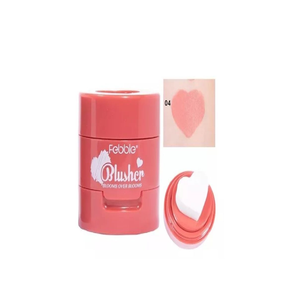 GENERICO - Rubor En Crema Con Sello de Corazon TONO 04