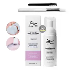 LOVEYES - Shampoo Para Pestañas Extensiones Espuma Limpiadora
