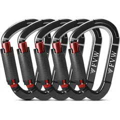 PUREPOWER - Set de 5 Mosquetón de escalada