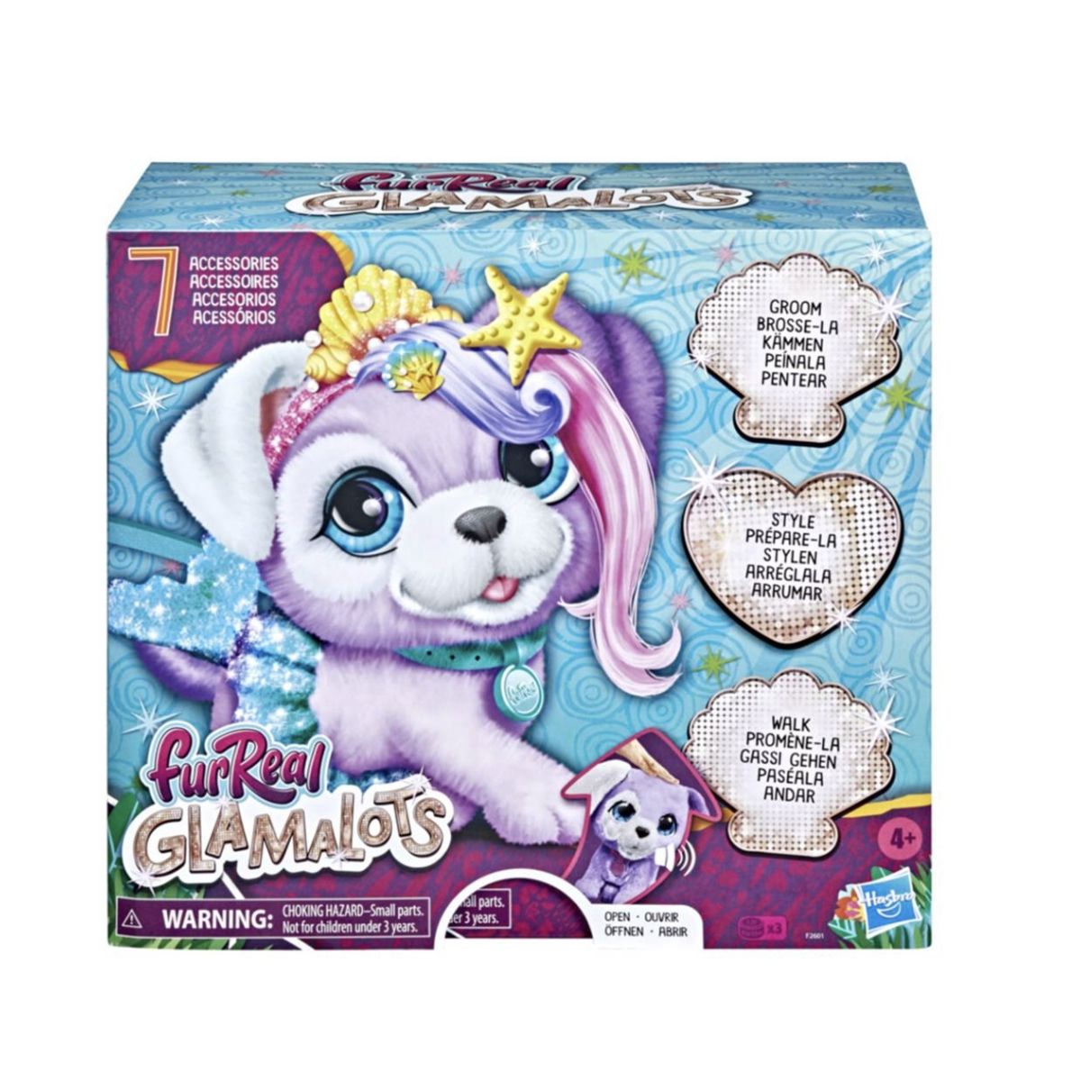 FURREAL FRIENDS - Peluche Mascota Interactiva Furreal Glamalots Sirenita