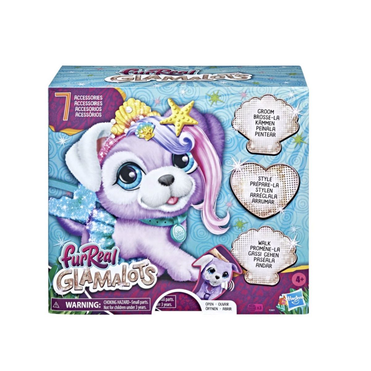 FURREAL FRIENDS - Peluche Mascota Interactiva Furreal Glamalots Sirenita