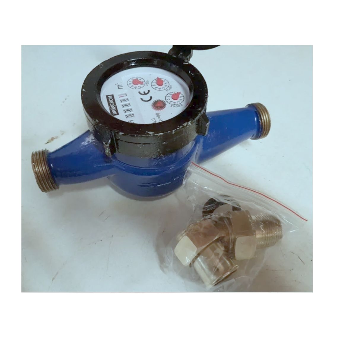 GENERICO - Medidor  Remarcador  de Agua con Colas de 3/4