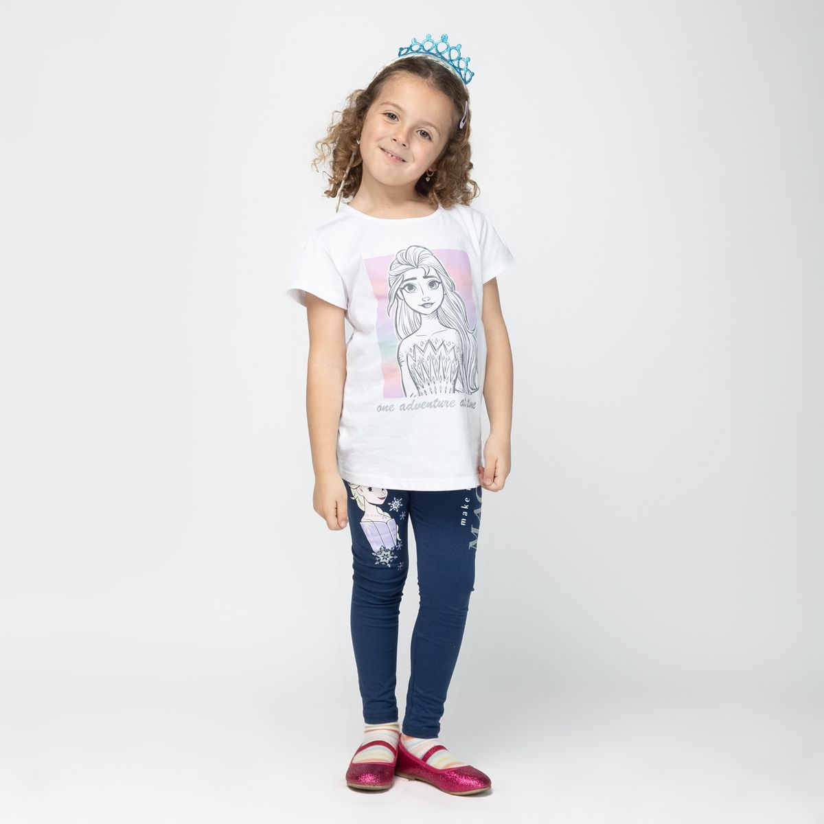 DISNEY - Calza Niña Frozen Feel Magic Azul Disney