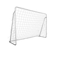 Arco De Futbol Metalico 213 X 150 X 75 + Red Desarmable