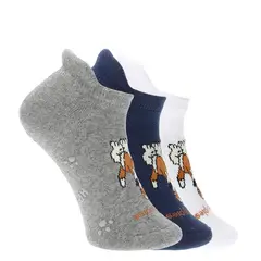 HUSH PUPPIES - Calcetín Niño Ped Pack Dogspo Multicolor