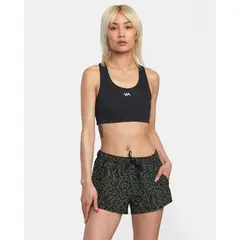 RVCA - Short Mujer Ess Low Rise J Ndst Verde