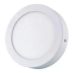 BP ILUMINACION - Panel Led Sobrepuesto Circular 12w Luz Blanco Frío BYP