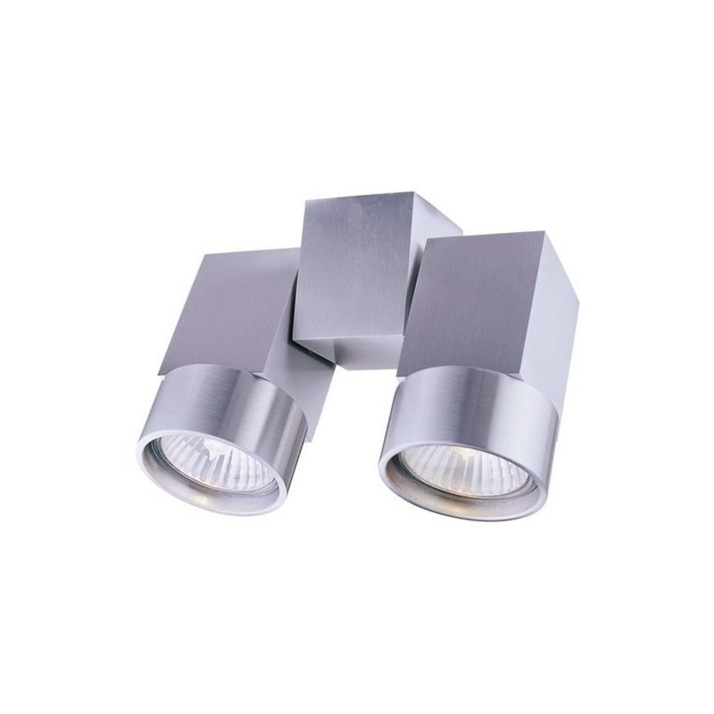 BYP - Foco Sobrepuesto Ox1b Aluminio 2 Luces BYP