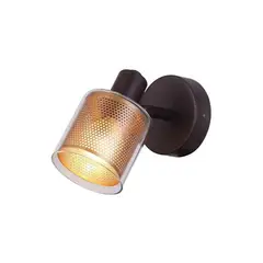 BP - Foco Sobrepuesto Rewa Metal Dorado Mate