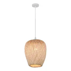 BP - Lámpara Colgante Hazel 1 Luz Natural D20cm