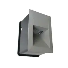 BP - Foco Empotrado Led 1,2w Luz Cálida Exterior Gris