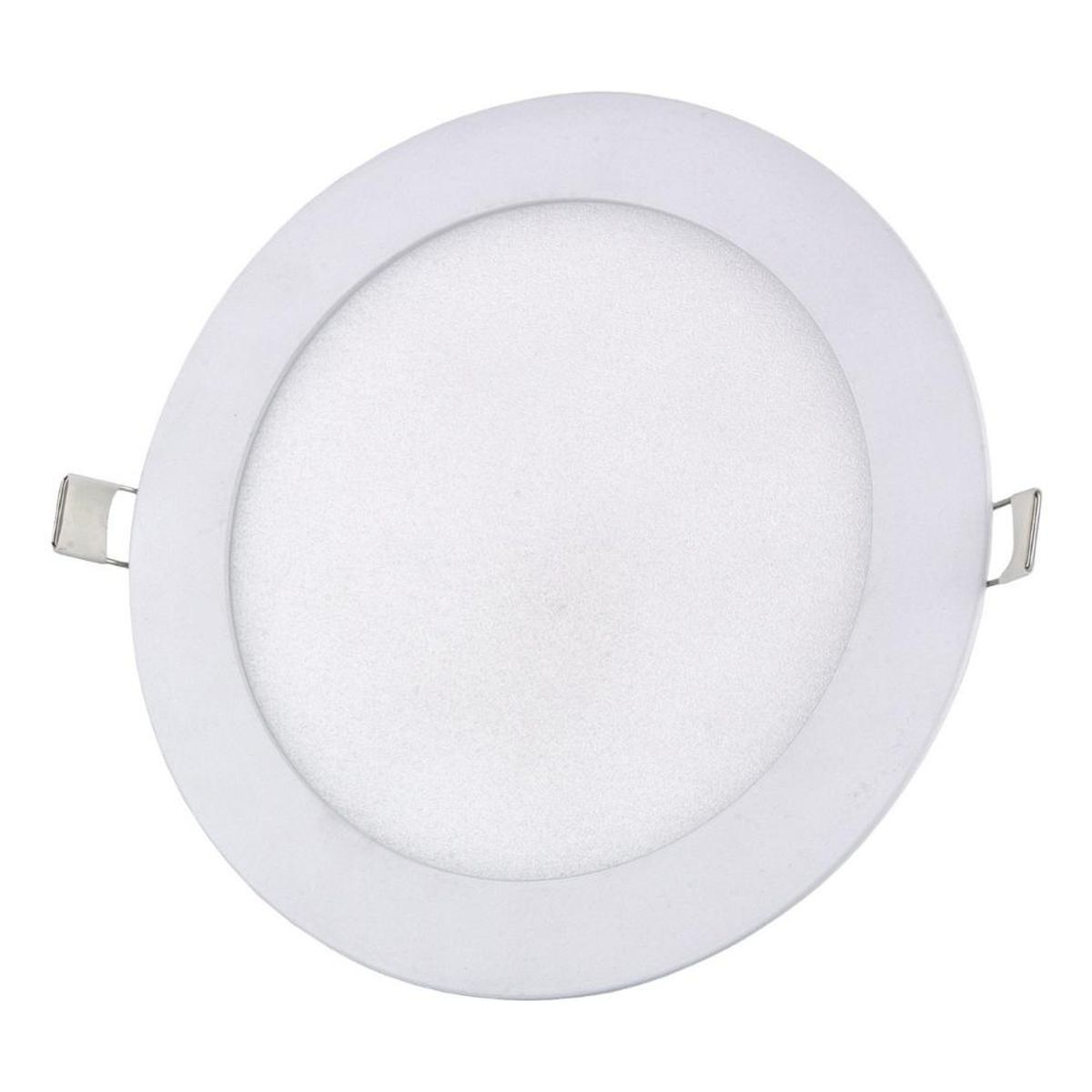 BP ILUMINACION - Panel Led Circular 12w Luz Cálida Empotrado BP