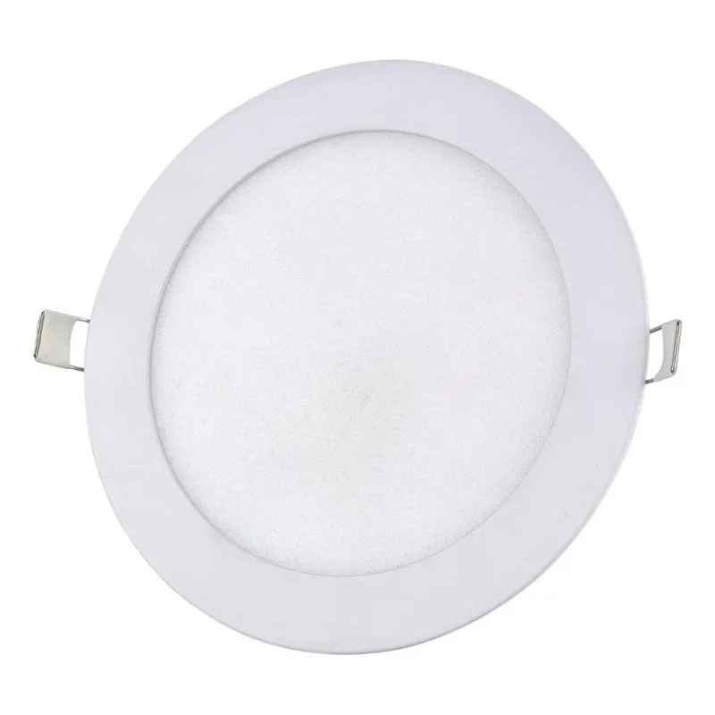 BP ILUMINACION - Panel Led Circular 12w Luz Cálida Empotrado BP
