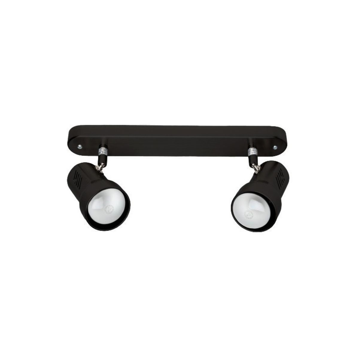 BP - Barra Sobrepuesta Negro R63 2xe27 BP