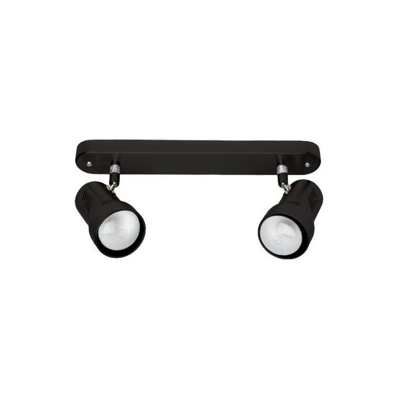 BP - Barra Sobrepuesta Negro R63 2xe27 BP