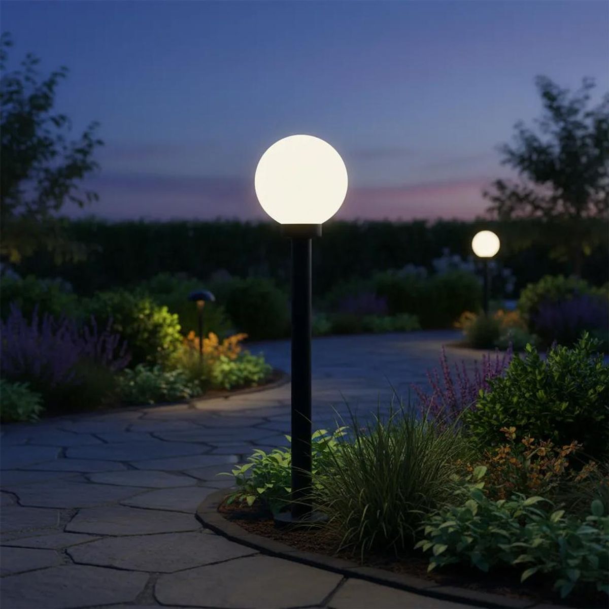 Farol Poste Mar Globo 90cm BYP, marca BP - Foto 2