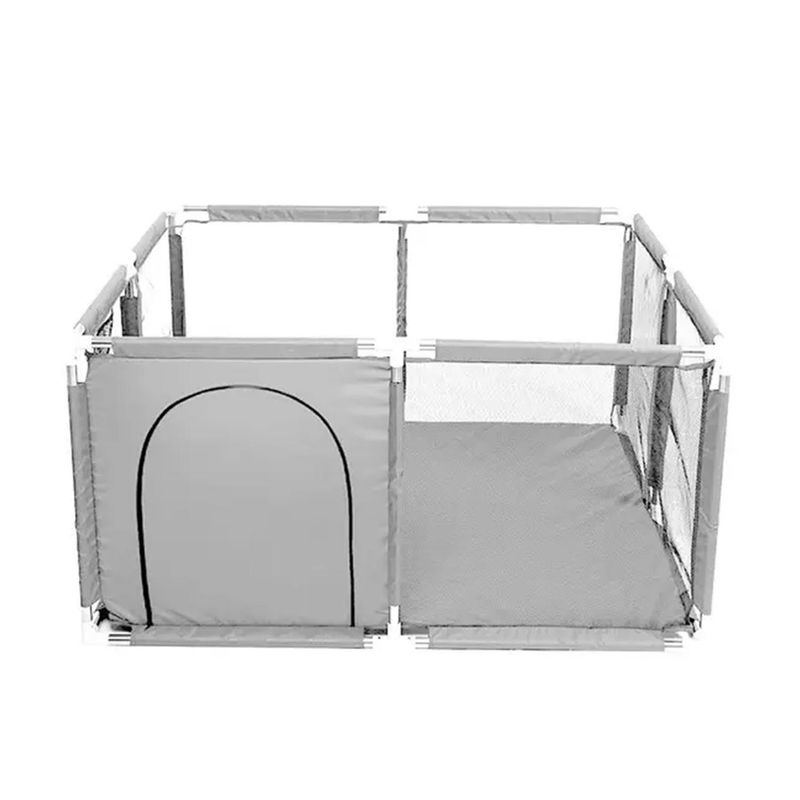 FIGLIO - Corral de Seguridad Bebe Juego Infantil 130x130 cm. Gris