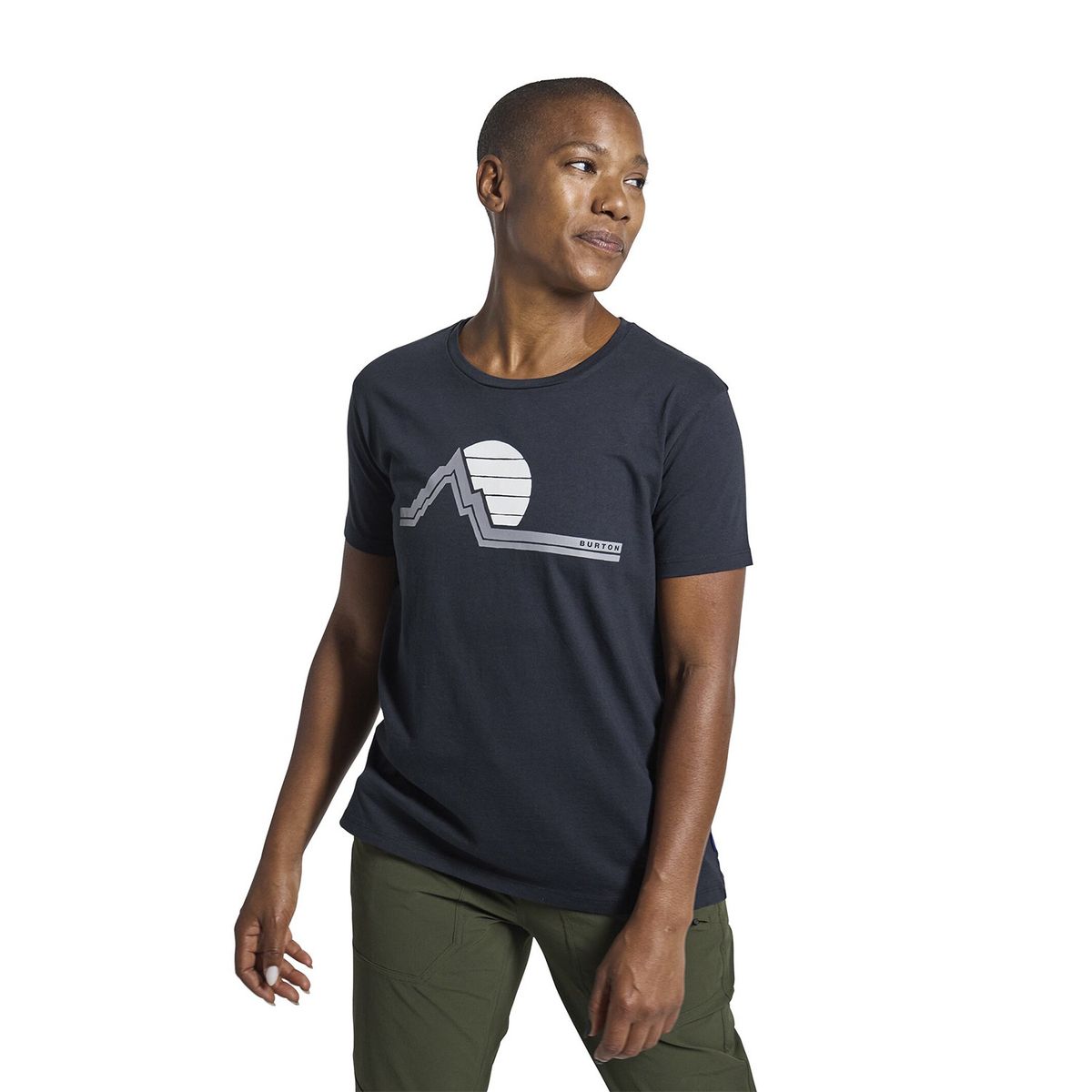 BURTON - Polera Mujer Classic Retro Negro BURTON