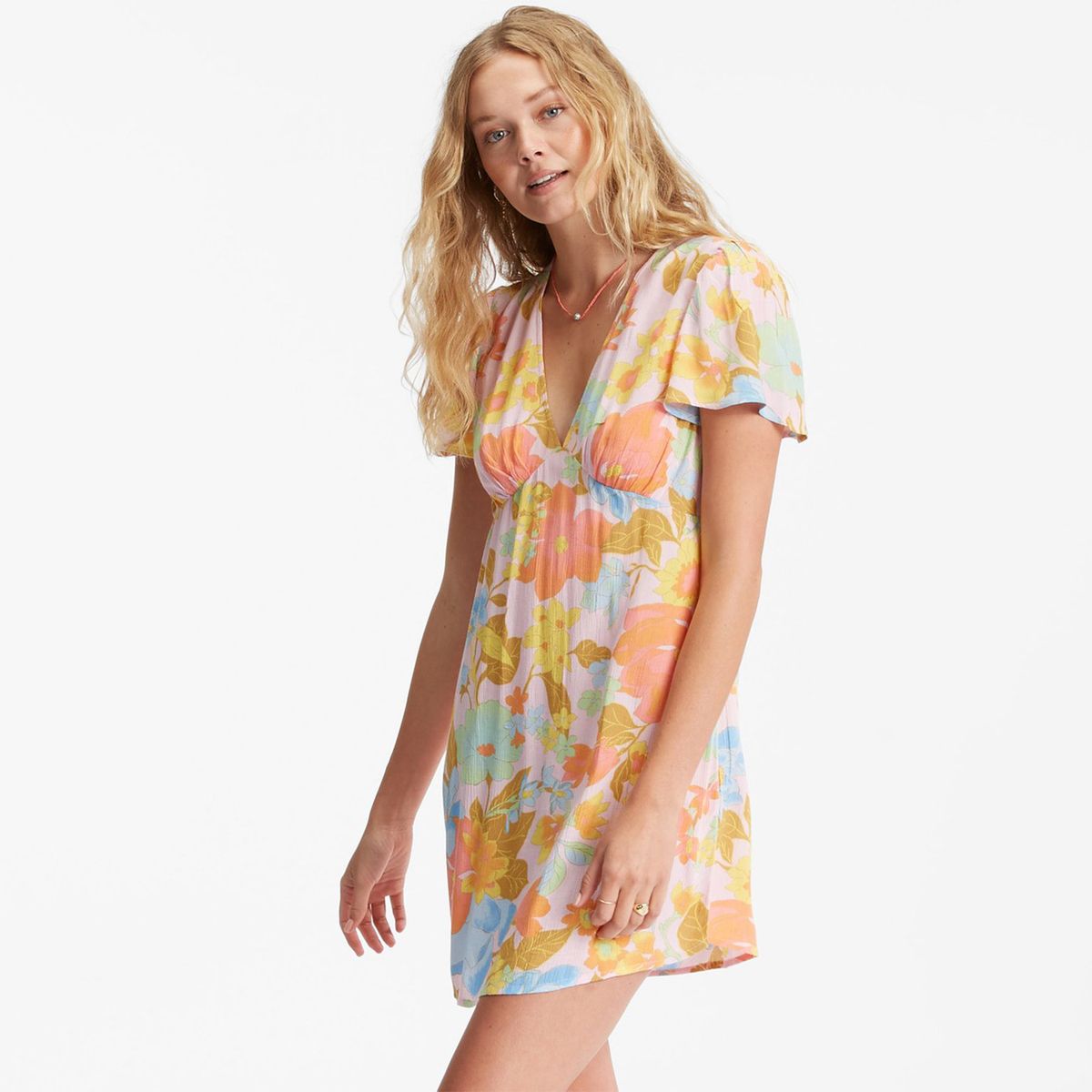BILLABONG - Vestido Mujer Short And Sweet Rosa BILLABONG