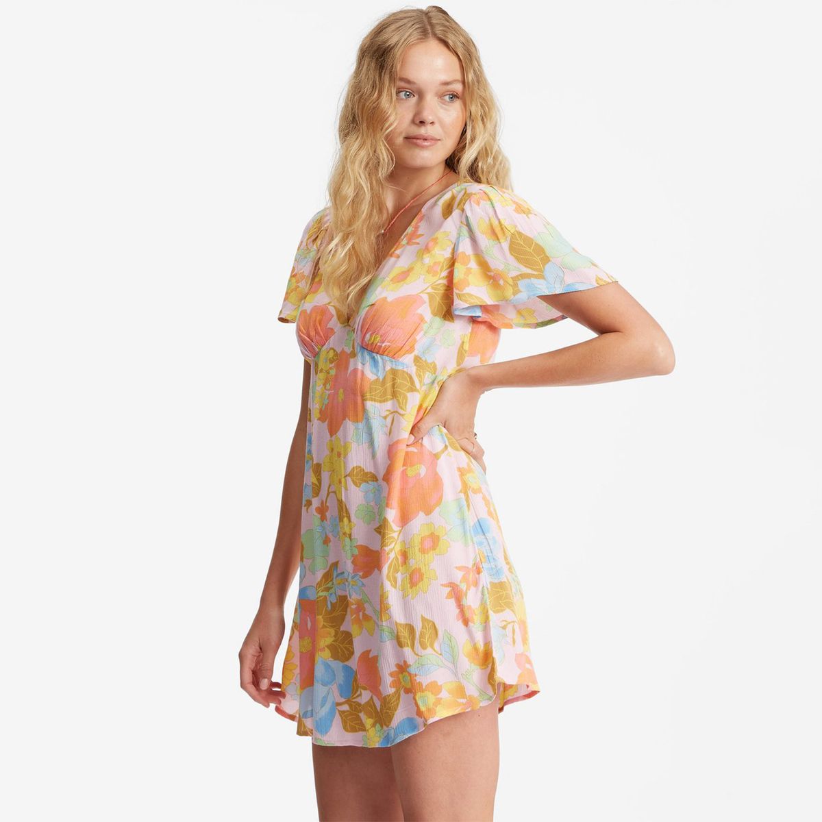 BILLABONG - Vestido Mujer Short And Sweet Rosa BILLABONG