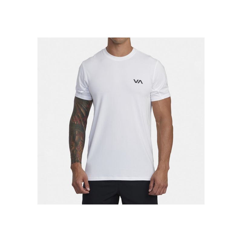 RVCA - Polera Hombre Sport Vent Ss M Kttp Blanco RVCA