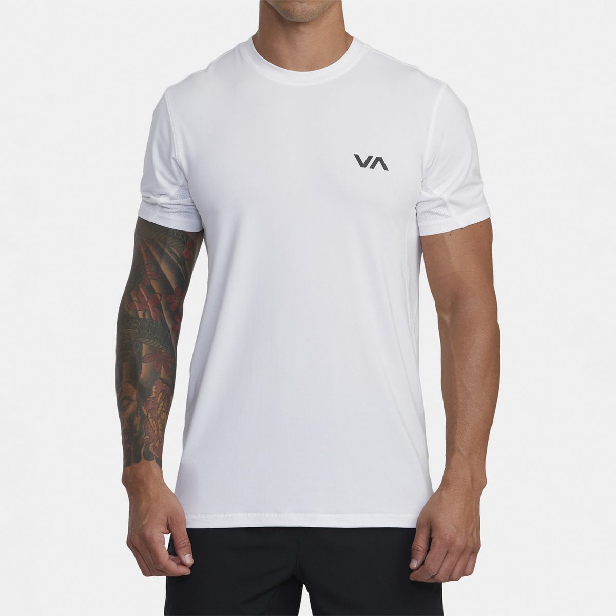 RVCA - Polera Hombre Sport Vent Ss M Kttp Blanco RVCA