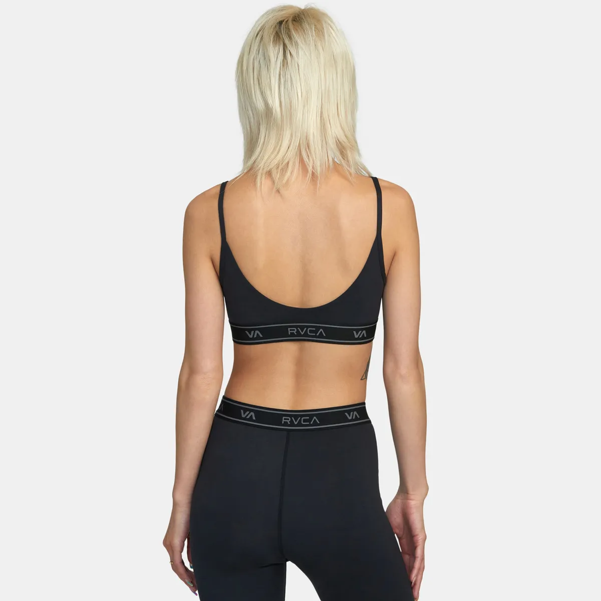 RVCA - Peto Deportivo Mujer Base Bra J Tops Negro RVCA