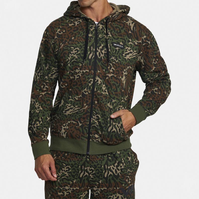 RVCA - Polerón Hombre Swift Icon M Otlr Verde RVCA