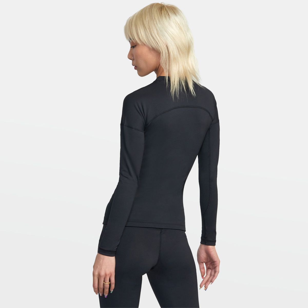 RVCA - Polera Mujer Compressionls J Sfsh Negro RVCA