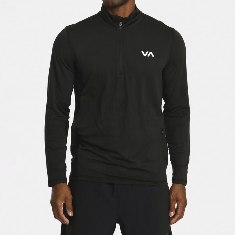 RVCA - Polera Hombre Sprtvntlshalfzi M Kt Negro RVCA
