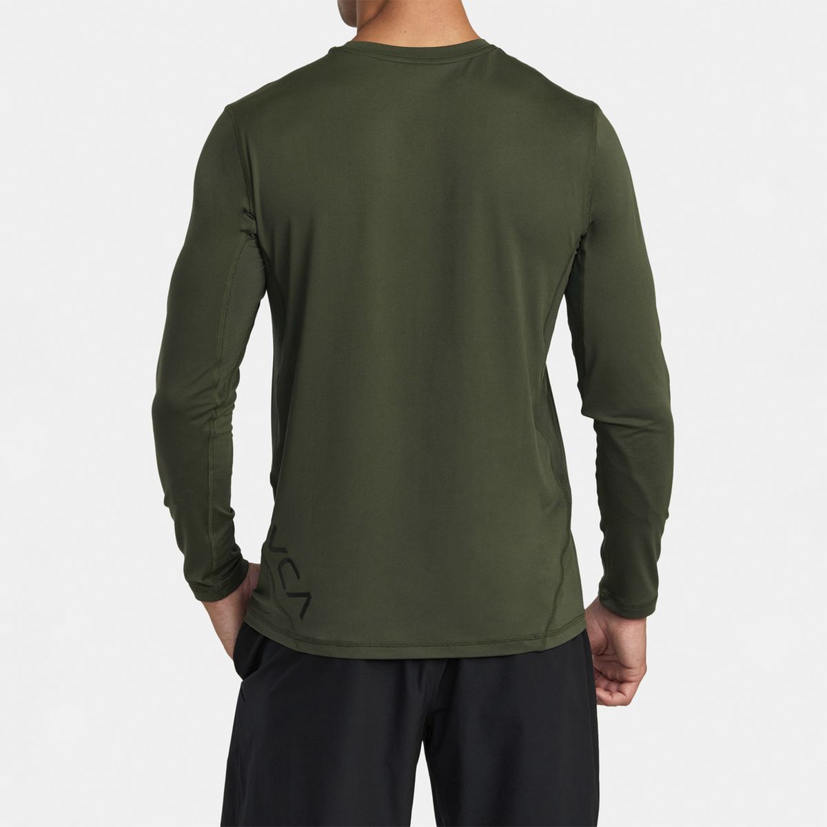 RVCA - Polera Hombre Sport Vent Ls M Kttp Verde RVCA