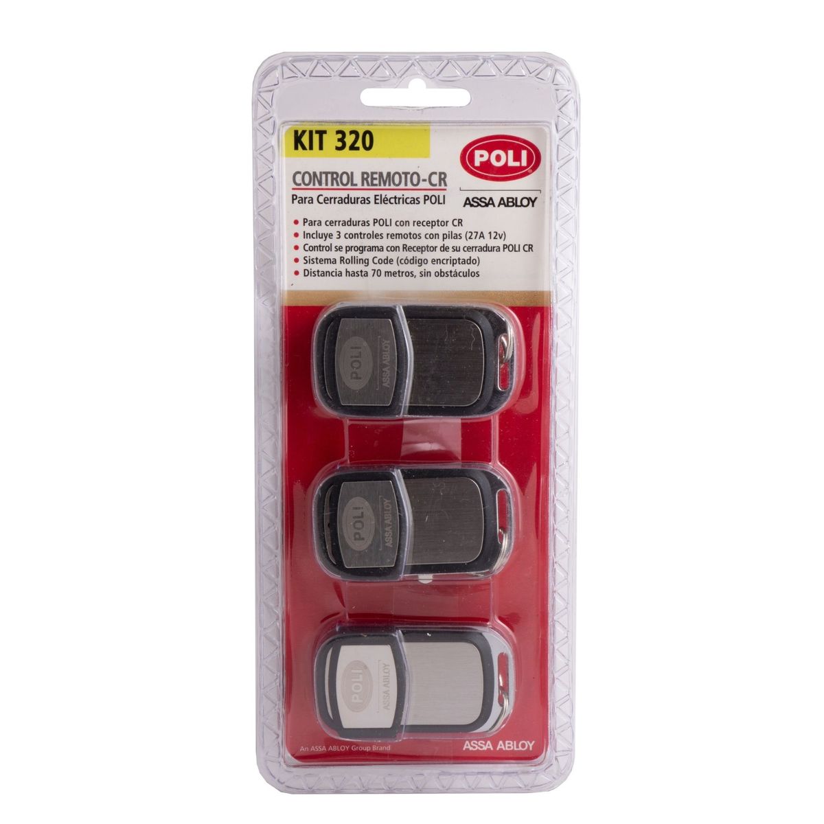 POLI - Pack 3 Controles Remotos Poli