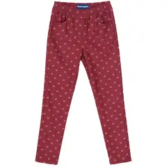 HUSH PUPPIES - Pantalón Niña Peonía Rojo