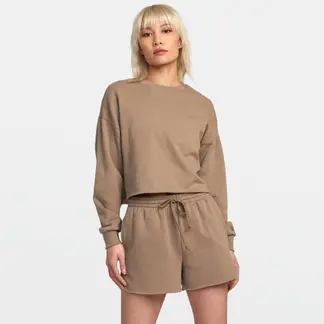 RVCA - Short Mujer Test Drive Shor Bdy Beige