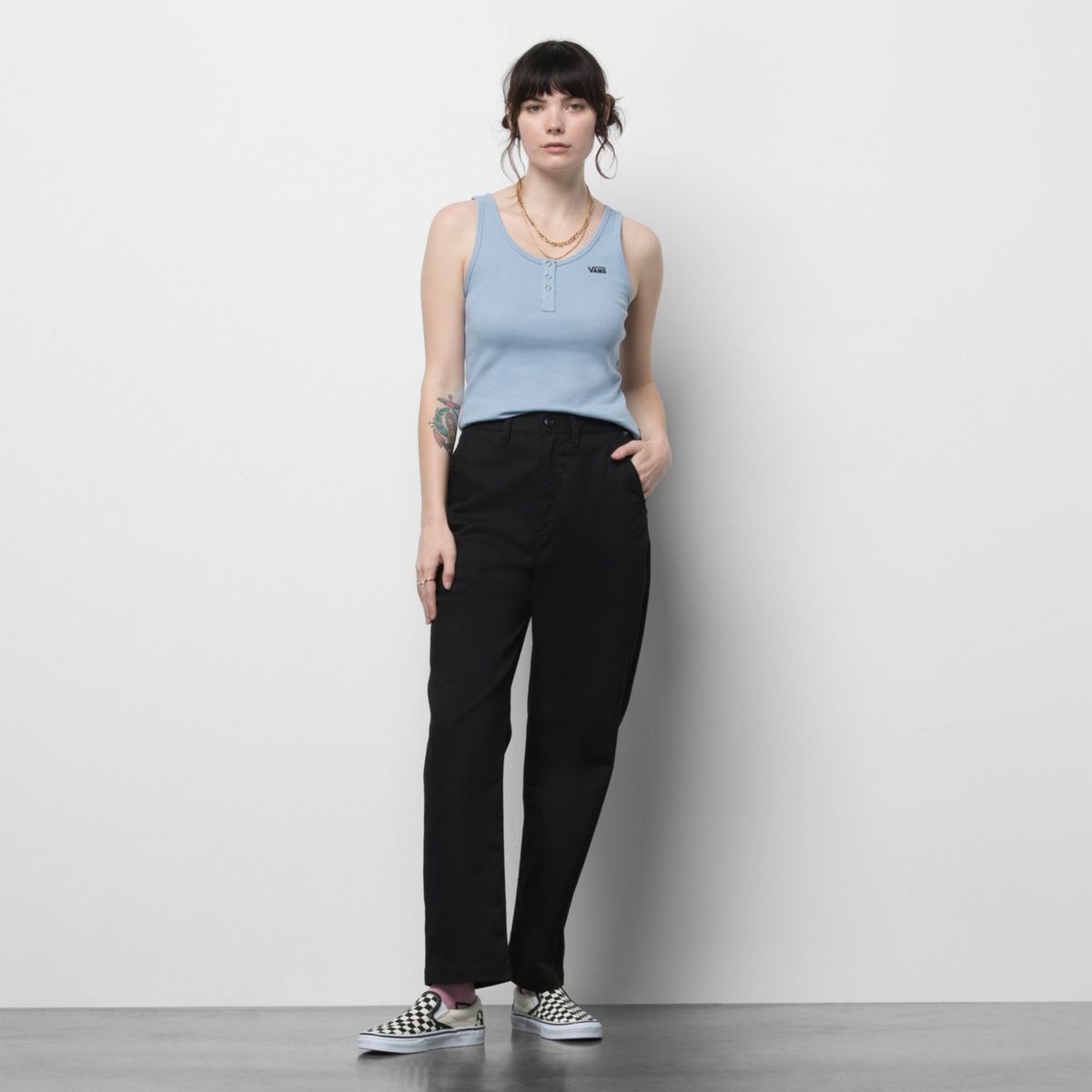 VANS - Pantalón Mujer Wm Authentic Wmn Chino Black VANS