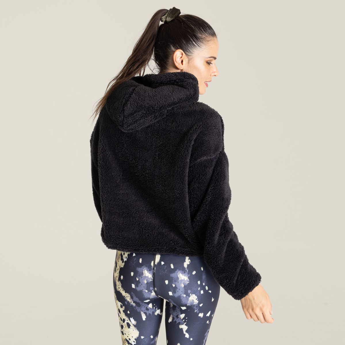 BSOUL - Polar Mujer Hoodie Maca Negro BSOUL