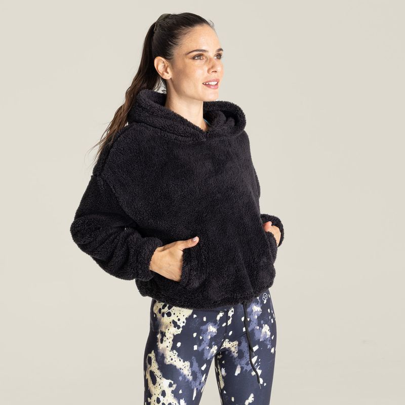 BSOUL - Polar Mujer Hoodie Maca Negro BSOUL