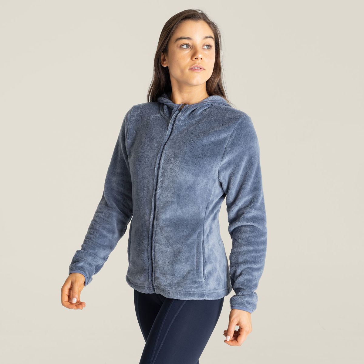 BSOUL - Polar Mujer Zip Hoodie Prema Gris BSOUL