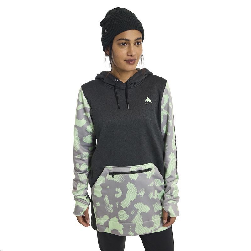 BURTON - Polerón Mujer Oak Long Negro BURTON