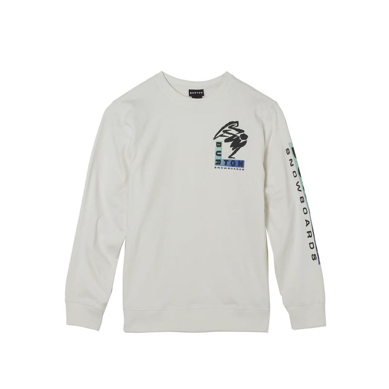 BURTON - Polerón Hombre Boroda Crew Blanco BURTON