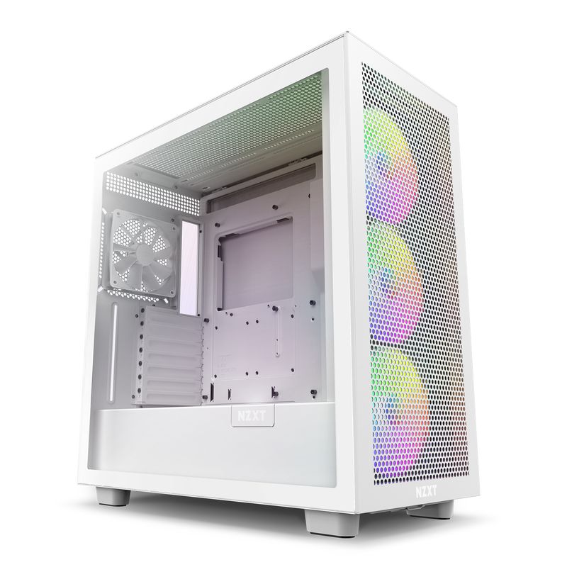 GENERICO - Gabinete NZXT H Series H7 Flow RGB 2023 Blanco ATX