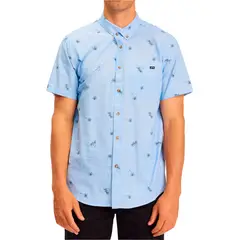 BILLABONG - Camisa M/C Hombre Sundays Mini Celeste