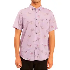 BILLABONG - Camisa M/C Hombre Sundays Mini Ss Lila